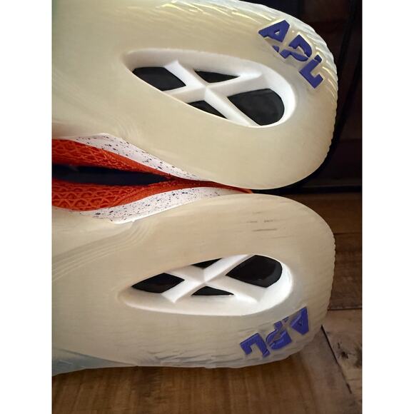 APL Concept X Shoes Mens Size 9 Orange Neon Green Carbon 10 High Top Basketball - Picture 9 of 9